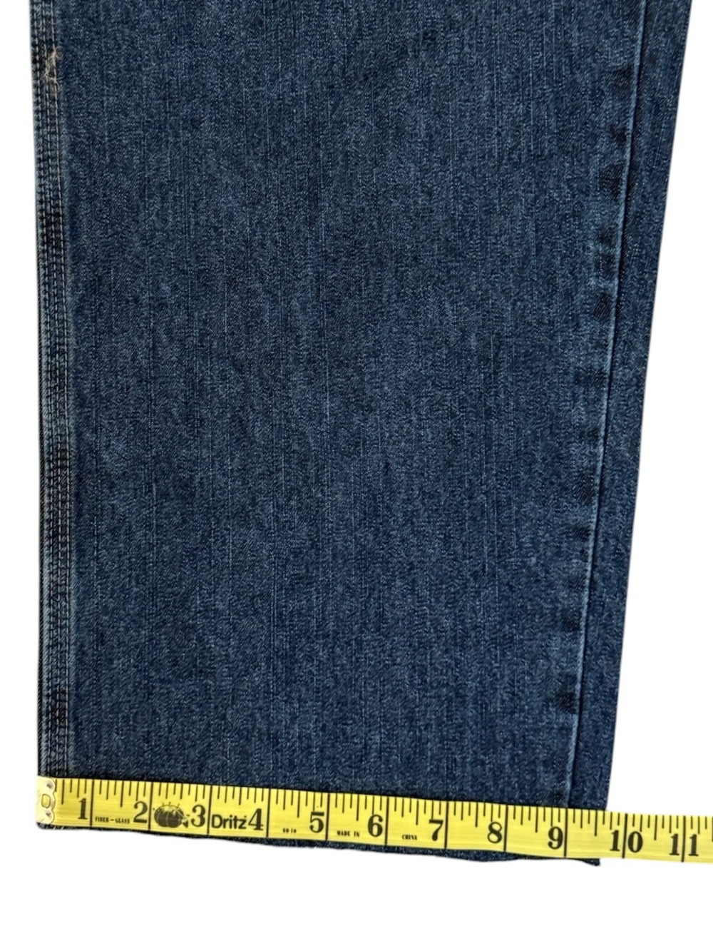 NWT VTG Wrangler Carpenter Jeans Relaxed Straight 34x34 Raw Hem 31L Skater - Picture 13 of 16